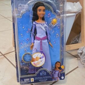 Disney Wish Doll in Lavender and Purple Dress In Orginal Box